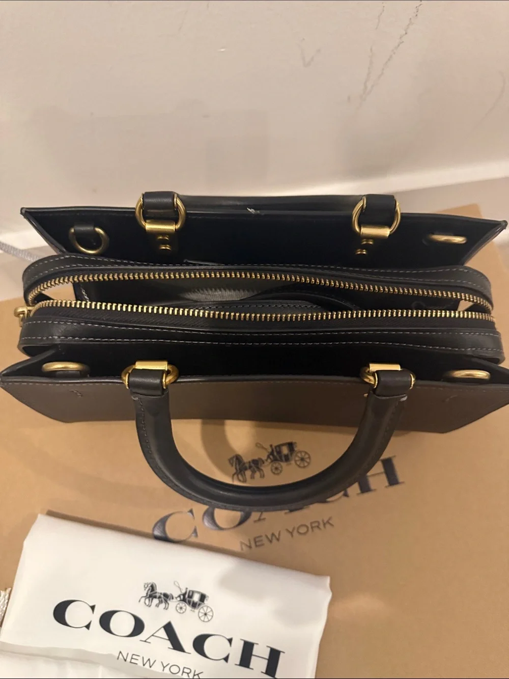 Coach Rogue 26 in Black Leather | Like New, NWOT